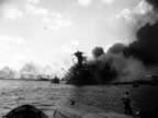 Pictures of Battleship Row during the Attack on Pearl Harbor  