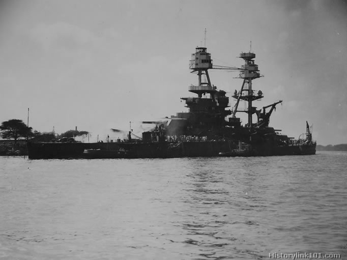 Royalty Free Picture of Attack on Pearl Harbor