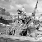 Pictures of USS Cassin at the Attack on Pearl Harbor  