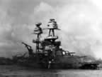 Pictures of USS Nevada at the Attack on Pearl Harbor  