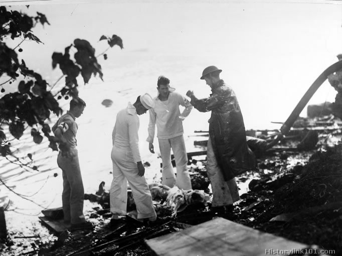 Royalty Free Picture of Attack on Pearl Harbor