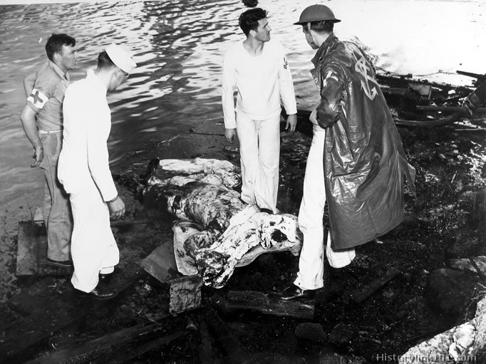 Royalty Free Picture of Attack on Pearl Harbor