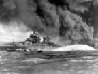 Pictures USS Oklahoma at the Attack on Pearl Harbor  