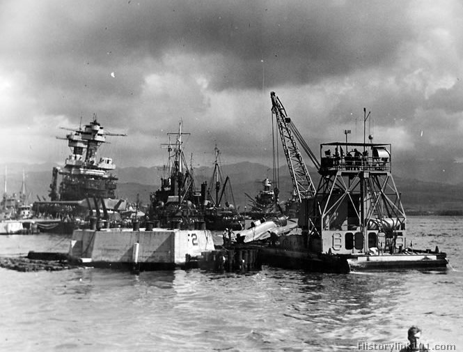 Royalty Free Picture of Attack on Pearl Harbor