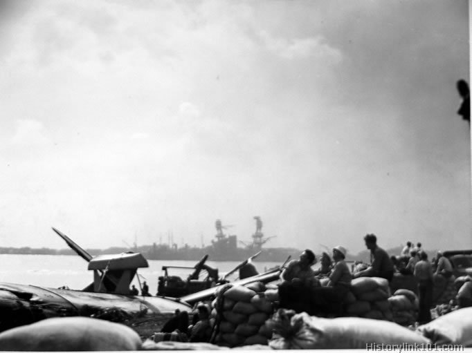Royalty Free Picture of Attack on Pearl Harbor