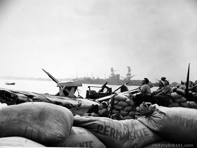 Royalty Free Picture of Attack on Pearl Harbor