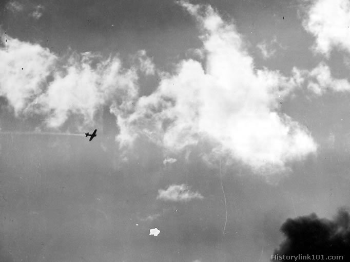 Royalty Free Picture of Attack on Pearl Harbor