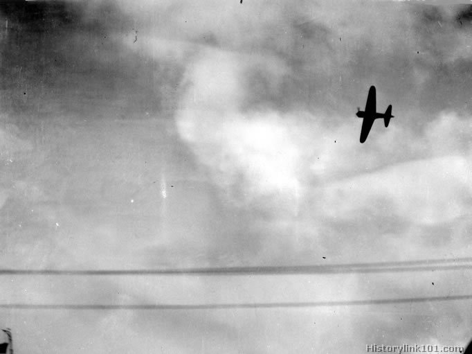 Royalty Free Picture of Attack on Pearl Harbor