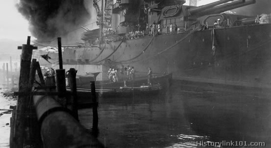 Royalty Free Picture of Attack on Pearl Harbor
